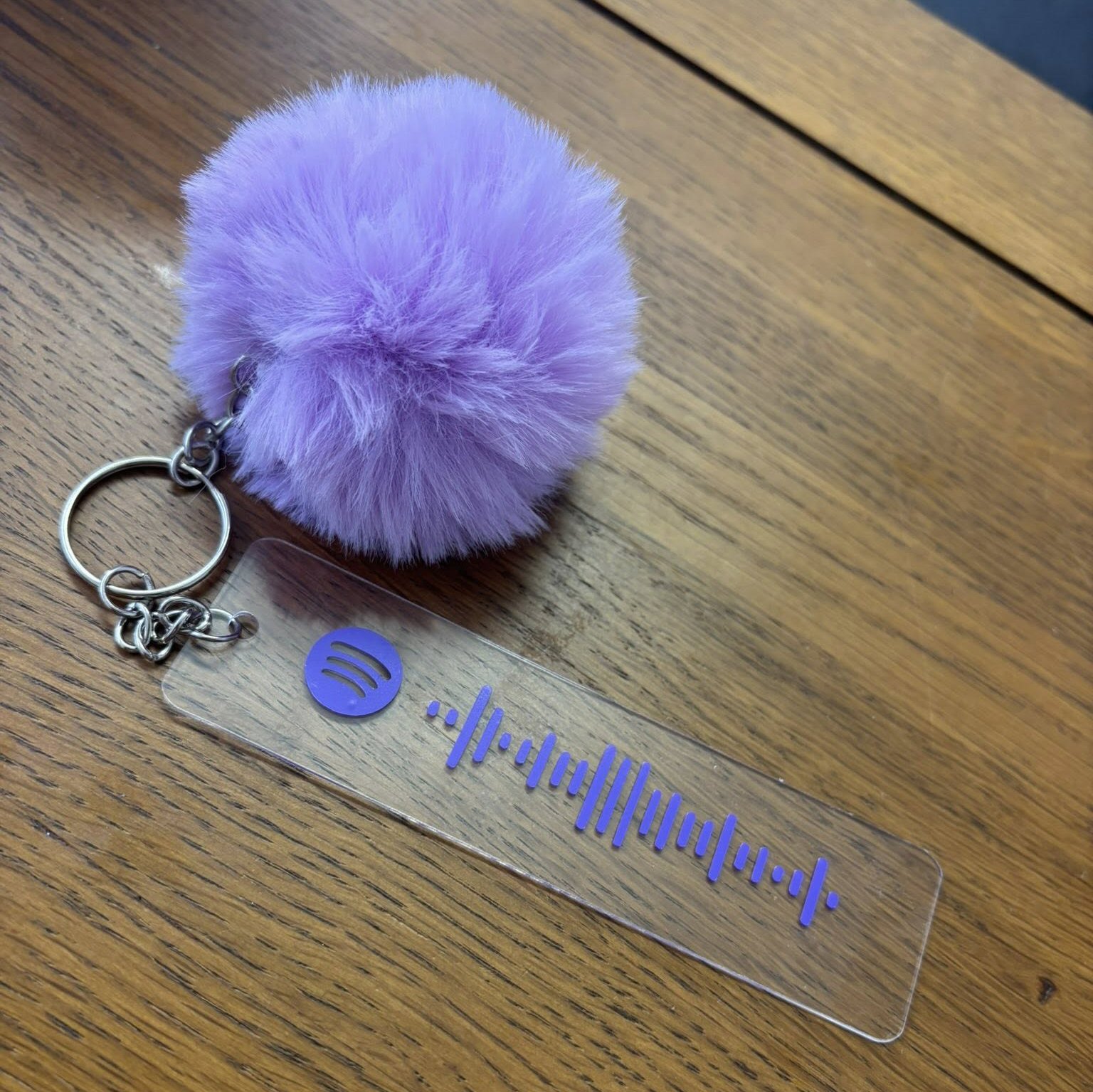 Spotify scan Keyring + PomPom