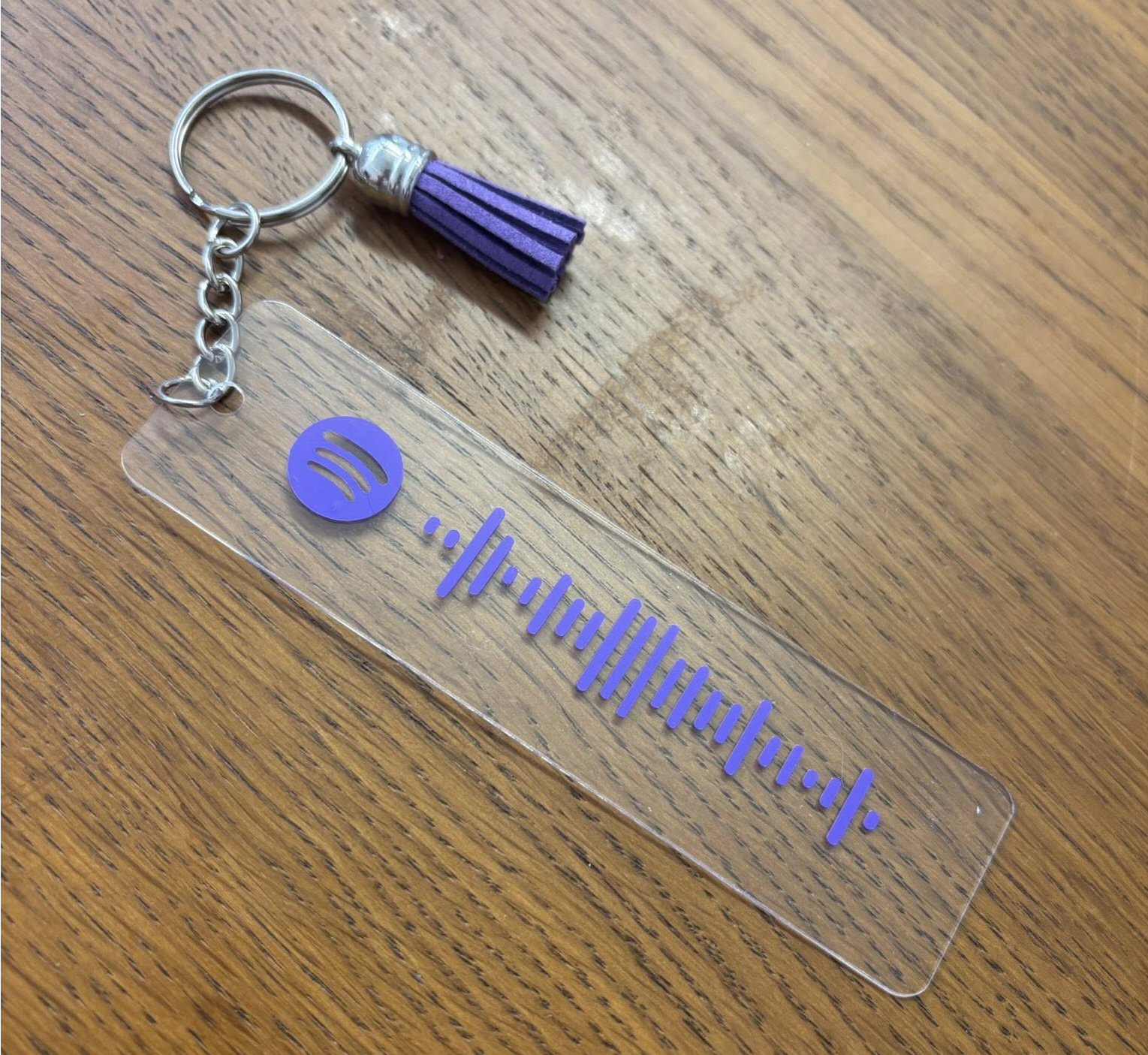 Spotify scan Keyring + Tassle