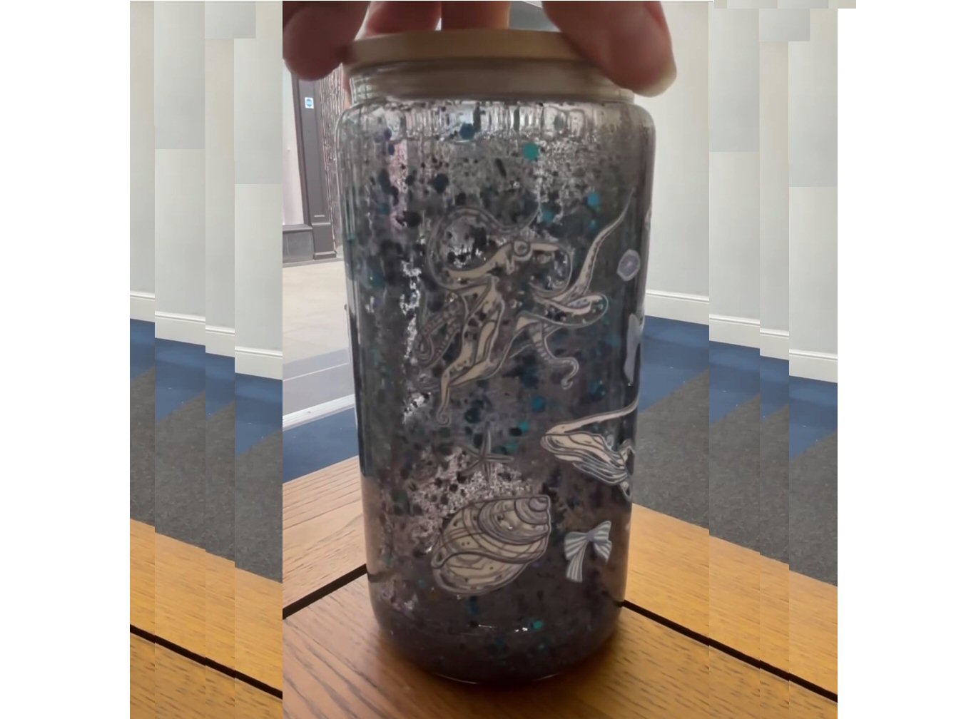 Double walled Mason Jar - See VIDEO'S